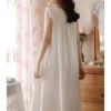 S8ca49713b54a490ca6cd3679635c2790g.webp Victorian Cotton Lace Nightgown – White Sleeveless Square Neck Sleep Dress