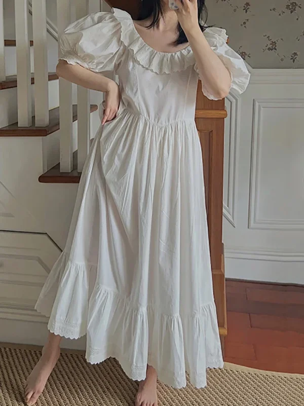 Vintage Victorian Cotton Nightgown