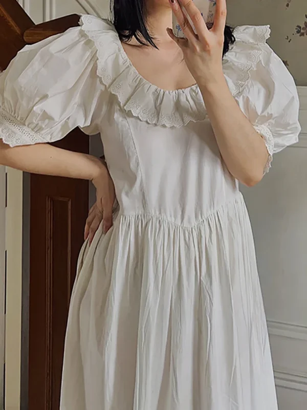 Vintage Victorian Cotton Nightgown