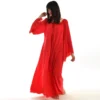 S15caecd199eb442aab3449f48781a64df.webp Vintage Victorian Renaissance Lace Gown – Long Sleeve Off-Shoulder Dress