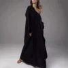 Vintage Flared Sleeve Sleep Dress – Loose Flowing Long nightgown