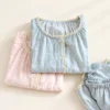 Vintage floral cotton pajama set featured product image